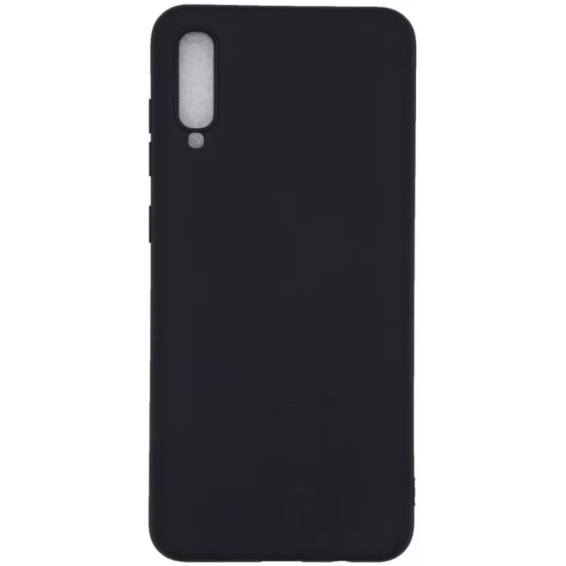 Evelatus Samsung Galaxy A70 Nano Silicone Case Soft Touch TPU Schwarz