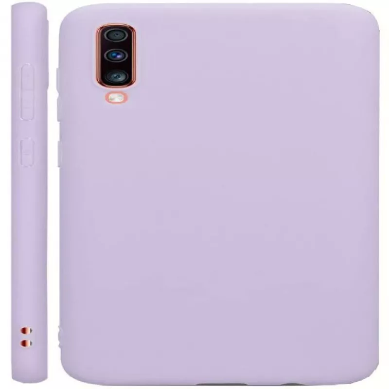 Evelatus Samsung Galaxy A70 Nano Silicone Case Soft Touch TPU Blau