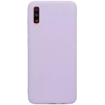 Evelatus Samsung Galaxy A70 Nano Silicone Case Soft Touch TPU Blau