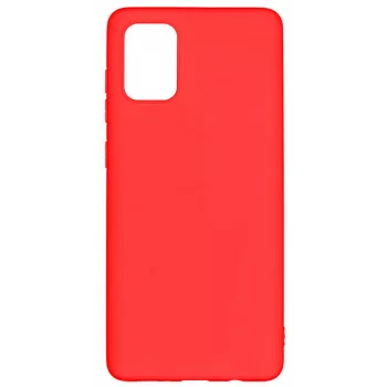 Evelatus Samsung Galaxy A71 Nano Silikon Hülle Soft Touch TPU Rot