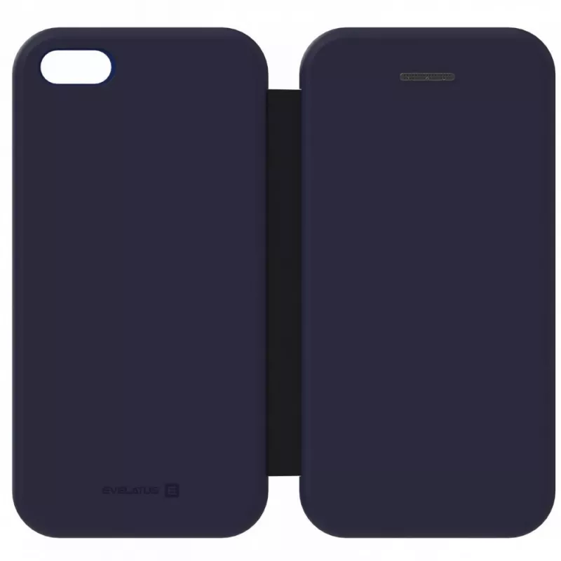 Evelatus Samsung Galaxy J6 Plus Buchhülle Dunkelblau