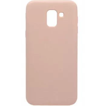 Evelatus Samsung Galaxy J6+ Silikonhülle Pink Sand