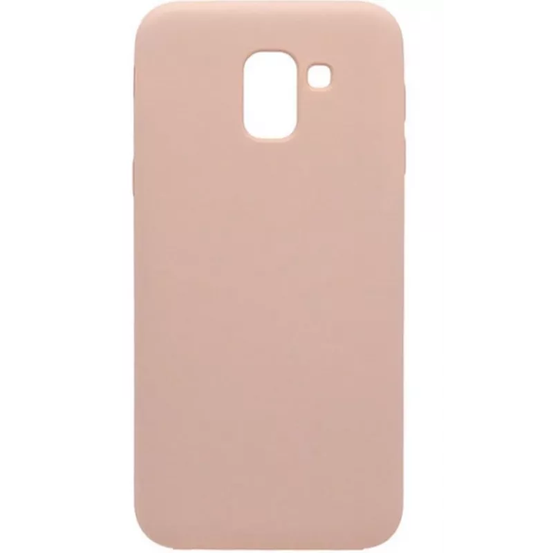 Evelatus Samsung Galaxy J6+ Silikonhülle Pink Sand