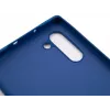 Evelatus Samsung Galaxy Note 10 Nano Silicone Case Soft Touch TPU Blau