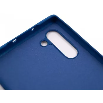 Evelatus Samsung Galaxy Note 10 Nano Silicone Case Soft Touch TPU Blau