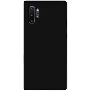 Evelatus Samsung Galaxy Note 10 Plus Premium Soft Touch Silikonhülle Schwarz