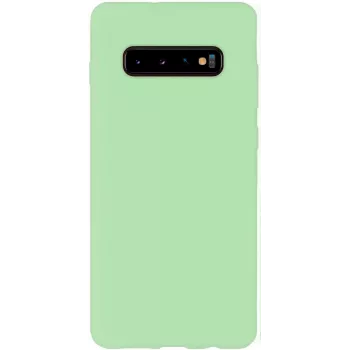 Evelatus Samsung Galaxy S10+ Nano-Silikonhülle Soft Touch TPU Mint