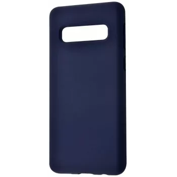 Evelatus Samsung Galaxy S10 Plus Premium Soft Touch Silikonhülle Mitternachtsblau