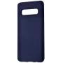 Evelatus Samsung Galaxy S10 Plus Premium Soft Touch Silikonhülle Mitternachtsblau