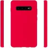 Evelatus Samsung Galaxy S10 Plus Weiche Silikonhülle Rot