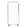 Evelatus Samsung Galaxy S10 Silikon Transparent mit Halsband TPU Band Space Gray