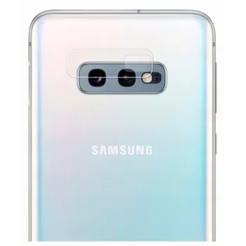 Evelatus Samsung Galaxy S10e Kamera-Linsenglas Ersatz - Transparent mit schwarzem Rahmen