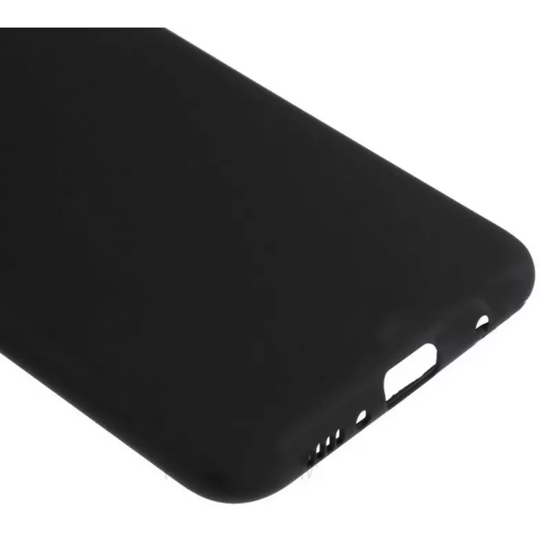 Evelatus Samsung Galaxy S10e Nano Silicone Case Soft Touch TPU Schwarz