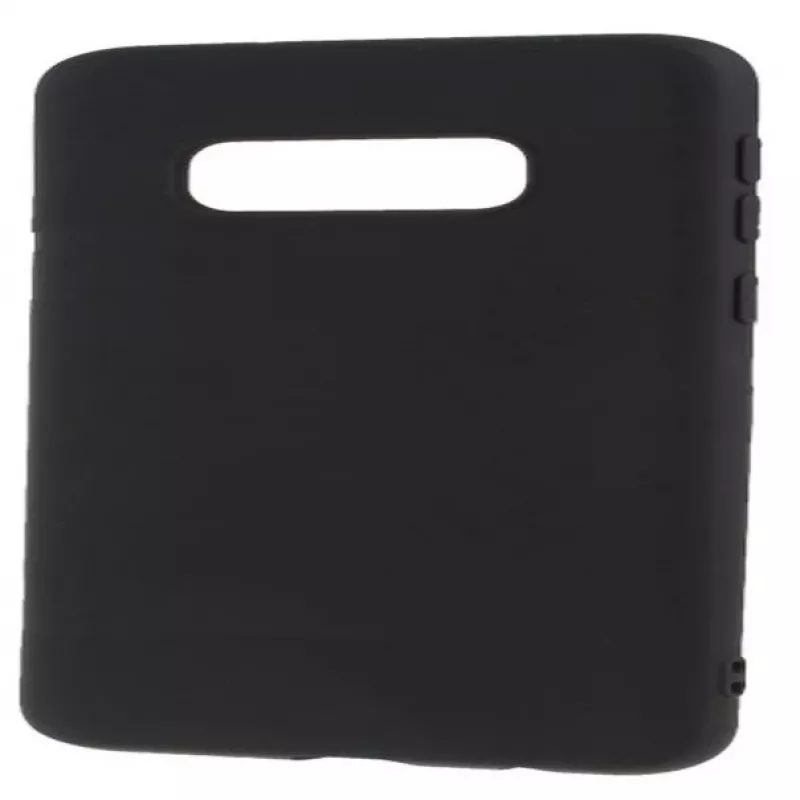 Evelatus Samsung Galaxy S10e Nano Silicone Case Soft Touch TPU Schwarz