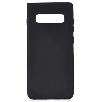 Evelatus Samsung Galaxy S10e Nano-Silikon-Hülle Soft Touch TPU Schwarz