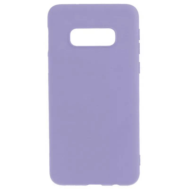 Evelatus Samsung Galaxy S10e Nano Silicone Case Soft Touch TPU Blau