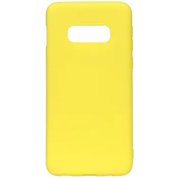 Evelatus Samsung Galaxy S10e Nano Silikonhülle Soft Touch TPU Gelb
