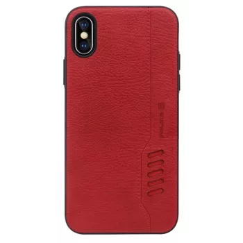 Evelatus Samsung Galaxy S10e Shooter Red Hybrid Protective Case with Kickstand and Finger Ring Holder