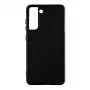 Evelatus Samsung Galaxy S21 FE Nano Silikon Hülle Soft Touch TPU Schwarz