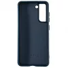Evelatus Samsung Galaxy S21 FE Nano Silicone Case Soft Touch TPU Blau
