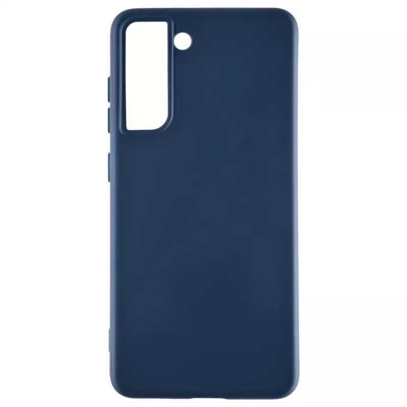 Evelatus Samsung Galaxy S21 FE Nano Silicone Case Soft Touch TPU Blau