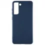 Evelatus Samsung Galaxy S21 FE Nano Silicone Case Soft Touch TPU Blau