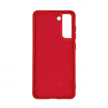 Evelatus Samsung Galaxy S21 Nano Silikon Hülle Soft Touch TPU Rot
