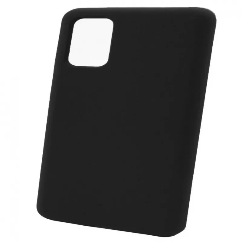 Evelatus Samsung Galaxy S21 Ultra Premium Soft-Touch-Silikonhülle Schwarz