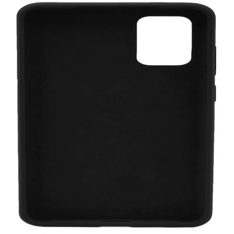 Evelatus Samsung Galaxy S21 Ultra Premium Soft-Touch-Silikonhülle Schwarz