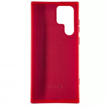 Evelatus Samsung Galaxy S22 Ultra Premium Soft-Touch-Silikonhülle Chinesisch Rot