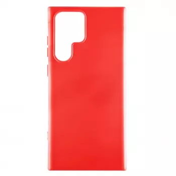 Evelatus Samsung Galaxy S22 Ultra Premium Soft-Touch-Silikonhülle Chinesisch Rot