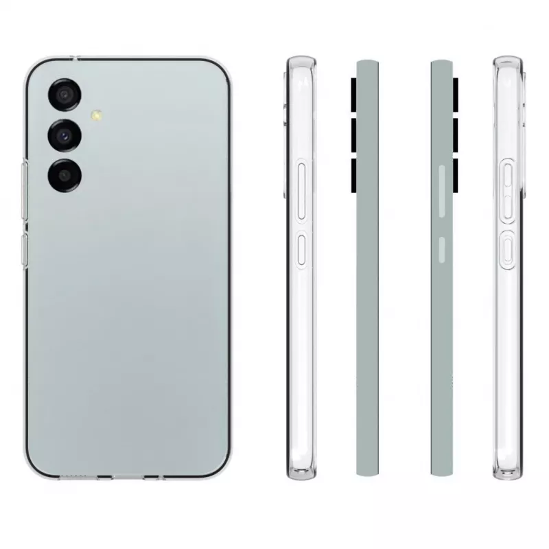 Evelatus Samsung Galaxy S23 Klare Silikonhülle 1,5 mm TPU Transparent