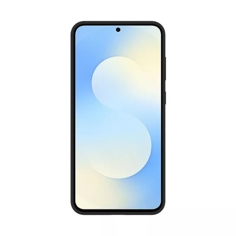 Evelatus Samsung Galaxy S25 FE Premium Magnetische Soft-Touch Silikonhülle Schwarz