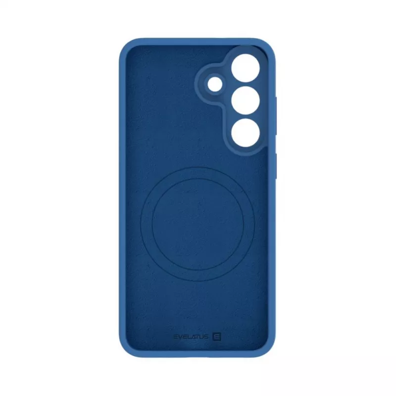 Evelatus Samsung Galaxy S26 FE Premium Magnetische Soft-Touch Silikonhülle Marineblau