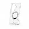 Evelatus Samsung Galaxy S26 Hybrid-Hülle mit MagSafe PC+TPU 360 Metall-Ständer Transparent