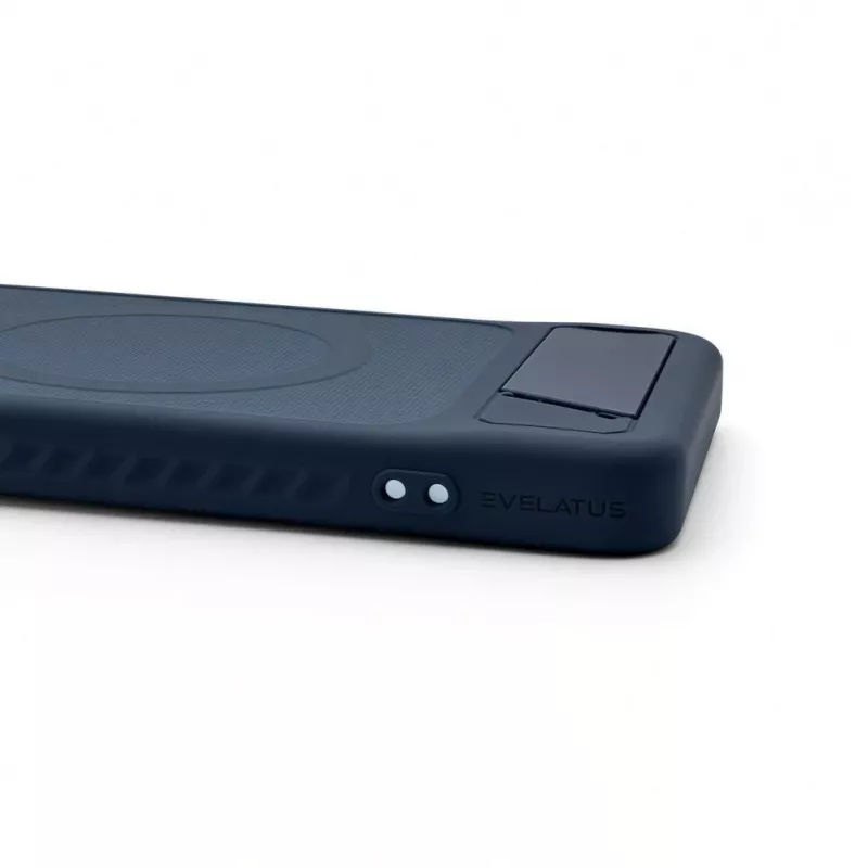 Evelatus Samsung Galaxy S26 Gummiertes MagSafe-Case mit Standfuß Navy Blue