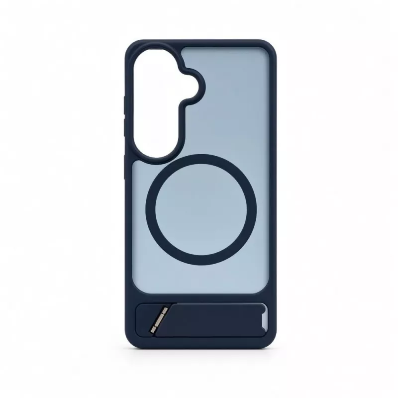 Evelatus Samsung Galaxy S26 Gummiertes MagSafe-Case mit Standfuß Navy Blue
