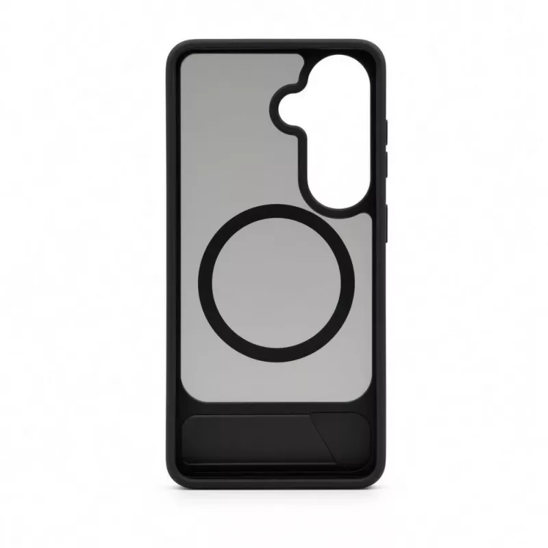 Evelatus Samsung Galaxy S26 Gummiertes MagSafe Case mit Ständer Schwarz