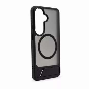 Evelatus Samsung Galaxy S26 Gummiertes MagSafe Case mit Ständer Schwarz