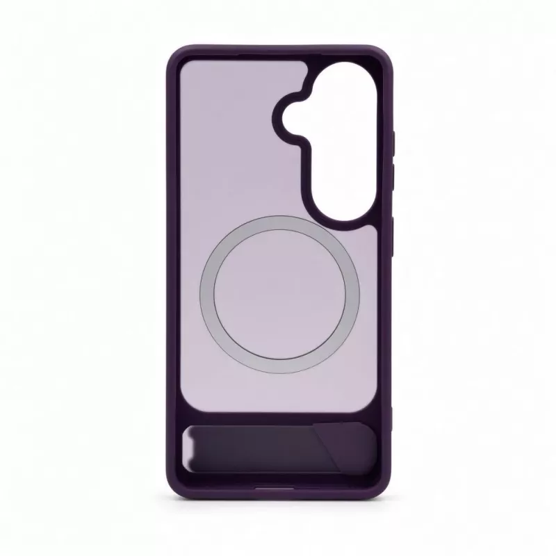 Evelatus Samsung Galaxy S26 Gummiertes MagSafe Case mit Ständer Lila