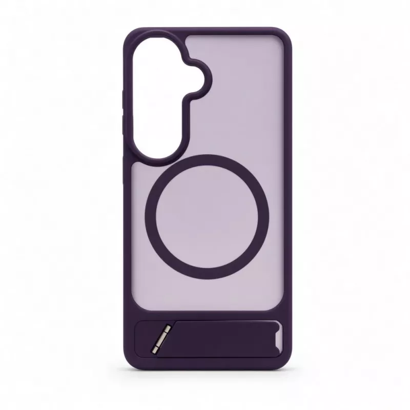Evelatus Samsung Galaxy S26 Gummiertes MagSafe Case mit Ständer Lila
