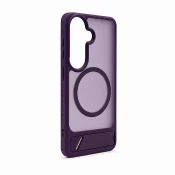 Evelatus Samsung Galaxy S26 Gummiertes MagSafe Case mit Ständer Lila