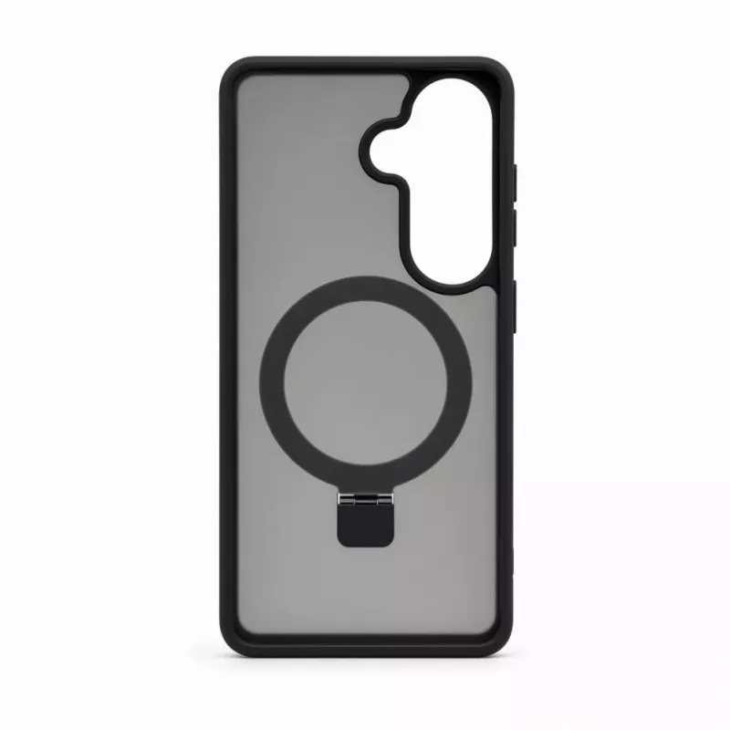 Evelatus Samsung Galaxy S26 Shield-Hülle mit MagSafe & Stand, matter Ring, Schwarz