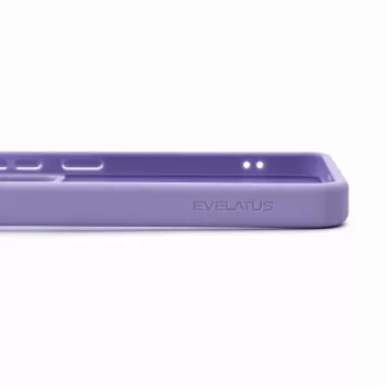 Evelatus Samsung Galaxy S26 Shield-Hülle mit MagSafe & Ständer, matter Ring, Lavendel-Lila