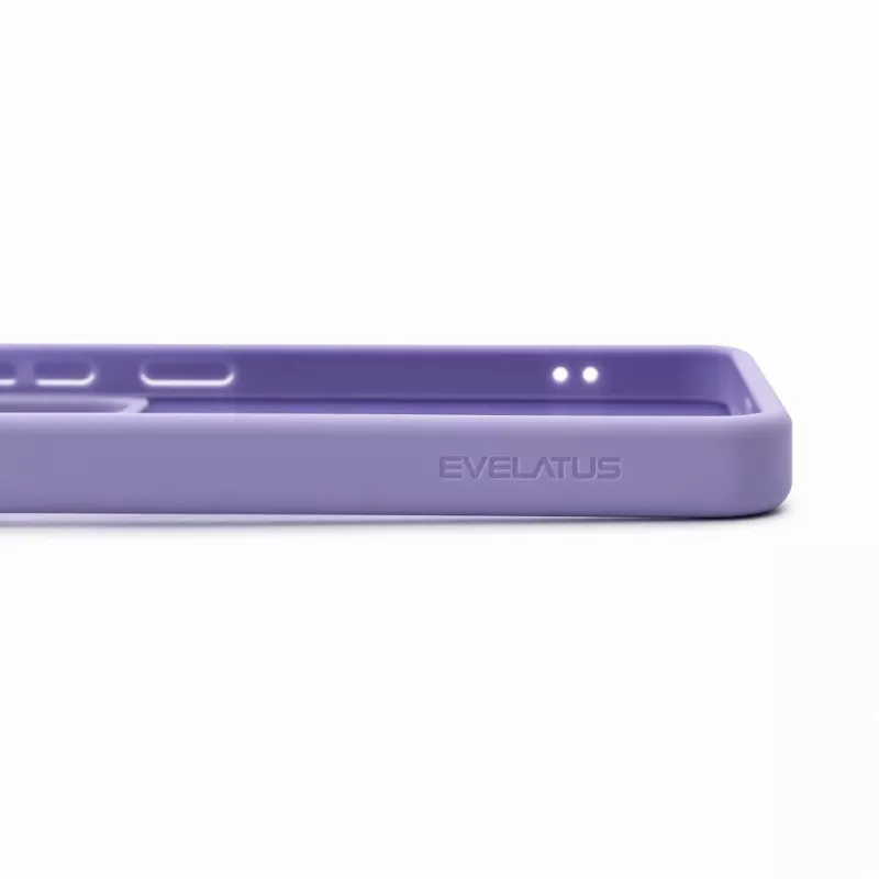 Evelatus Samsung Galaxy S26 Shield-Hülle mit MagSafe & Ständer, matter Ring, Lavendel-Lila
