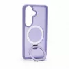 Evelatus Samsung Galaxy S26 Shield-Hülle mit MagSafe & Ständer, matter Ring, Lavendel-Lila