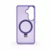 Evelatus Samsung Galaxy S26 Shield-Hülle mit MagSafe & Ständer, matter Ring, Lavendel-Lila