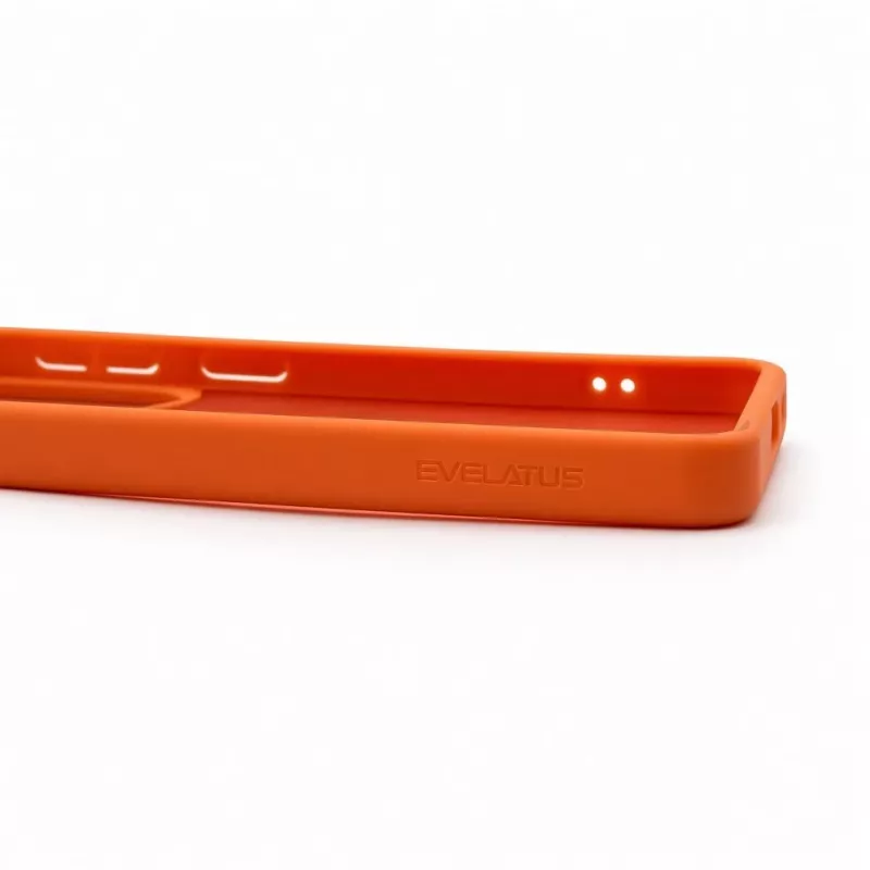 Evelatus Samsung Galaxy S26 Shield Case mit MagSafe & Ständer Matt Ring Orange