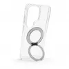 Evelatus Samsung Galaxy S26 Ultra Hybrid-Hülle mit MagSafe PC+TPU 360 Metallständer Transparent