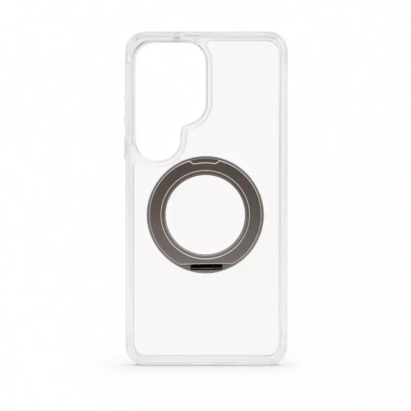 Evelatus Samsung Galaxy S26 Ultra Hybrid-Hülle mit MagSafe PC+TPU 360 Metallständer Transparent